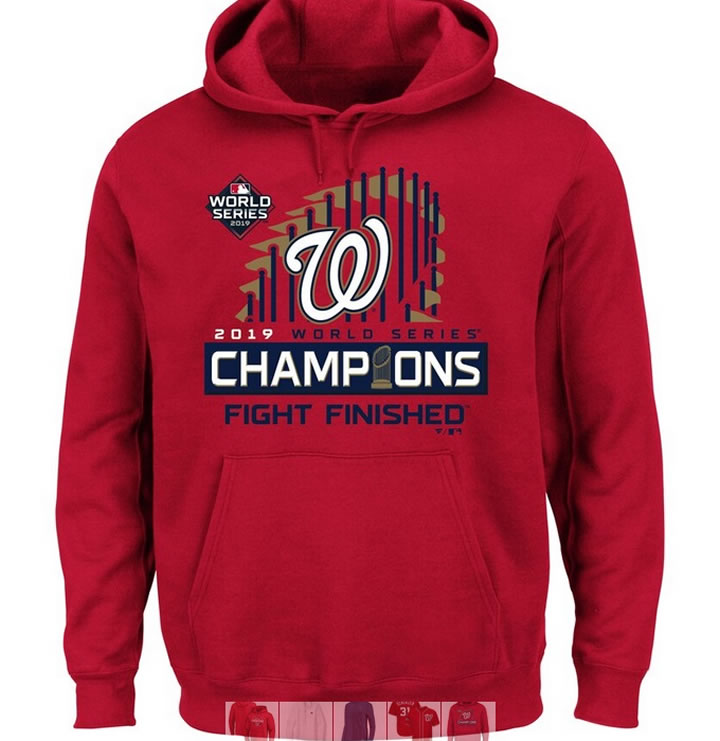 Washington Nationals Majestic 2019  world series Champions Authentic Pullover Hoodie Red,We sell and wholesale Washington Nationals Majestic 2019  world series Champions Authentic Pullover Hoodie Red on line form chian!